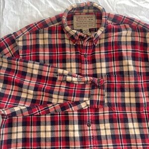 Abercrombie & Fitch Vintage Plaid Flannel Shirt Jacket Thick Men's XL 90s Y2K